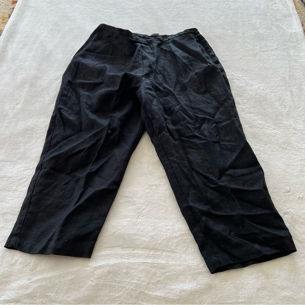 VINTAGE Linea by Louis Dell’ Olio Linen Cropped Pants